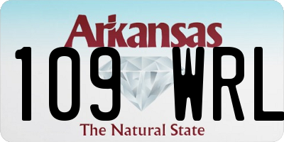 AR license plate 109WRL