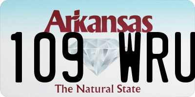 AR license plate 109WRU