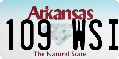 AR license plate 109WSI