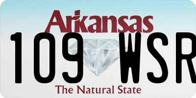 AR license plate 109WSR