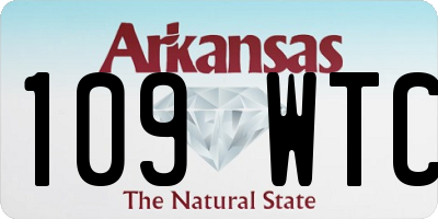 AR license plate 109WTC