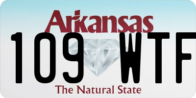 AR license plate 109WTF