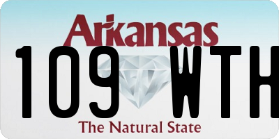 AR license plate 109WTH