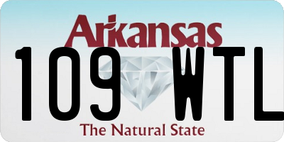 AR license plate 109WTL