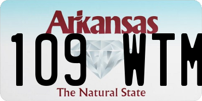 AR license plate 109WTM
