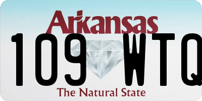 AR license plate 109WTQ