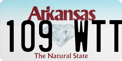 AR license plate 109WTT