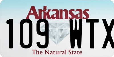 AR license plate 109WTX