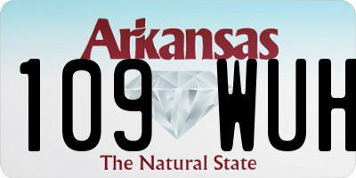AR license plate 109WUH