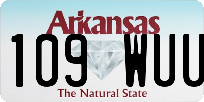 AR license plate 109WUU