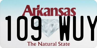 AR license plate 109WUY
