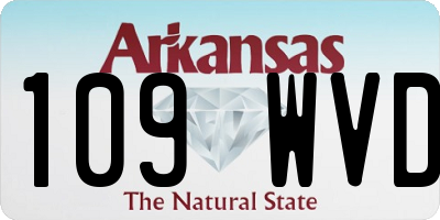AR license plate 109WVD