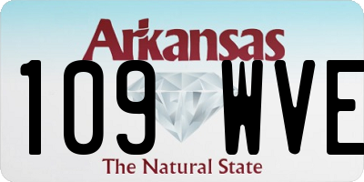 AR license plate 109WVE
