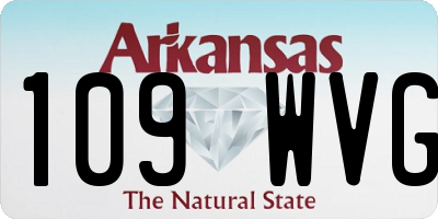 AR license plate 109WVG