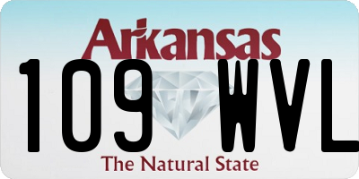 AR license plate 109WVL