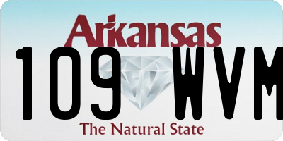 AR license plate 109WVM