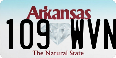 AR license plate 109WVN