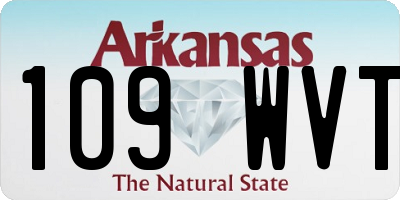 AR license plate 109WVT