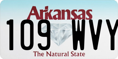 AR license plate 109WVY