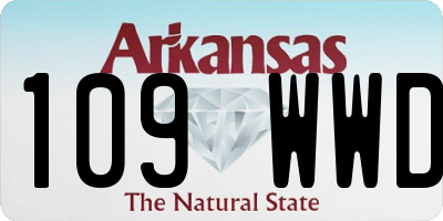 AR license plate 109WWD