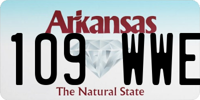 AR license plate 109WWE