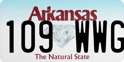 AR license plate 109WWG