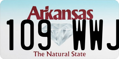 AR license plate 109WWJ