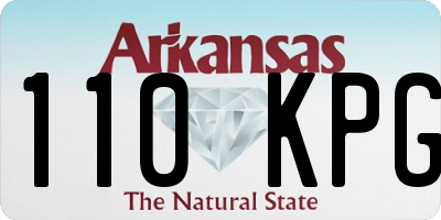 AR license plate 110KPG