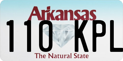 AR license plate 110KPL