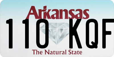 AR license plate 110KQF