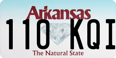 AR license plate 110KQI