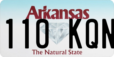 AR license plate 110KQN
