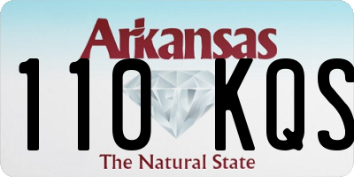 AR license plate 110KQS