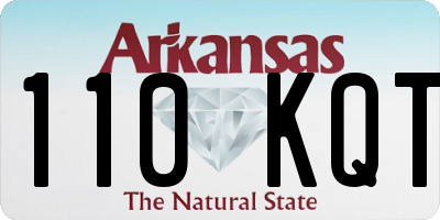 AR license plate 110KQT