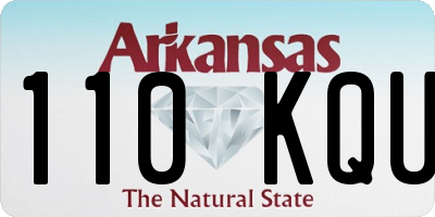 AR license plate 110KQU