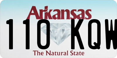 AR license plate 110KQW