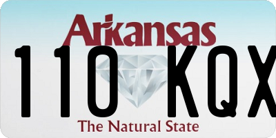 AR license plate 110KQX