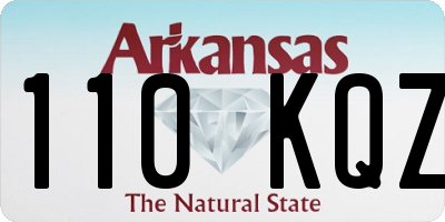 AR license plate 110KQZ