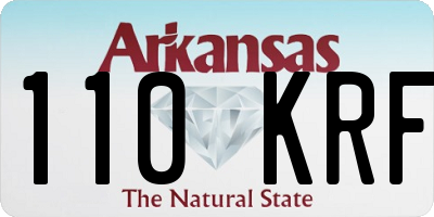 AR license plate 110KRF