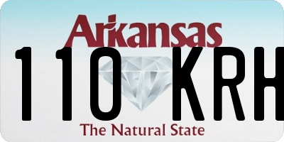 AR license plate 110KRH