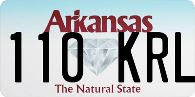 AR license plate 110KRL