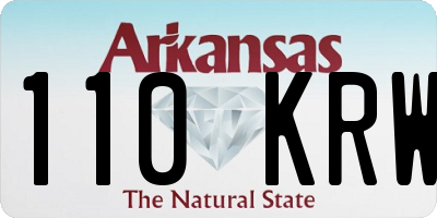 AR license plate 110KRW