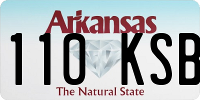 AR license plate 110KSB
