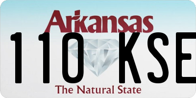AR license plate 110KSE