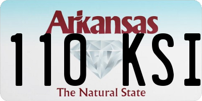 AR license plate 110KSI