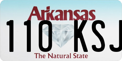 AR license plate 110KSJ