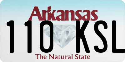 AR license plate 110KSL