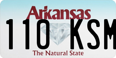 AR license plate 110KSM