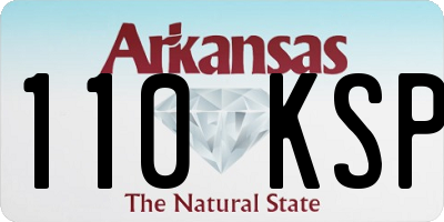 AR license plate 110KSP