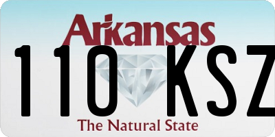 AR license plate 110KSZ